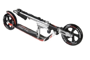 Hudora Roller- Big Wheel RX 205 schwarz/rot 14724 Klappmechanismus