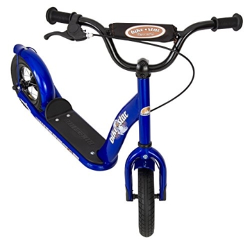 BIKESTAR® Premium Kinderroller 10er Classic Modell Abenteuerlich Blau 2