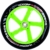 Hudora Roller Big Wheel 205 schwarz/grün 14695/01 3