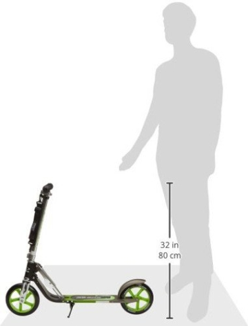 Hudora Roller Big Wheel 205 schwarz/grün 14695/01