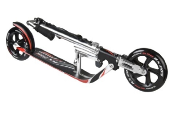 Hudora Roller- Big Wheel RX 205 schwarz/rot 14724 Klappmechanismus