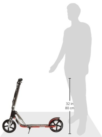 Hudora Roller- Big Wheel RX 205 schwarz/rot 14724 2